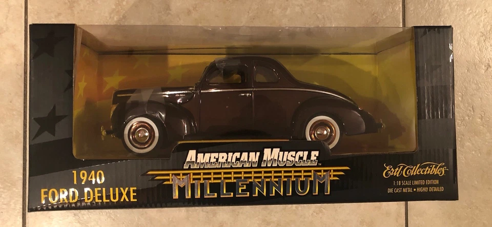 Ertl American Muscle Millennium 1940 Ford Deluxe 1:18 Scale Limited Edition - Image 1 of 4