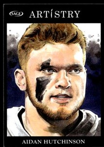 2022 SAGE Artistry #91 Aidan Hutchinson Near mint or better