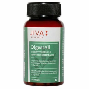 2 x JIVA AYURVEDA DigestAll (120 Tablets) Bye-bye gas and indigestion - Picture 1 of 4