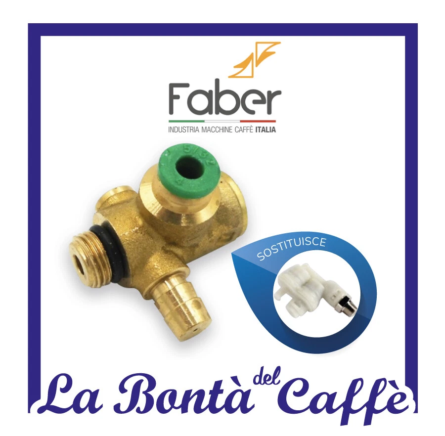Valvola Acqua 3 vie - Ricambio Originale per macchina da caffè Faber slot cialda