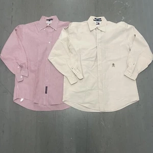 Vintage Tommy Hilfiger Long Sleeve Dress Shirt Size 15/32 Lot - Picture 1 of 7