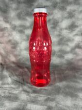12 in COCA-COLA PLASTIC BOTTLE BANK RED KIDS MONEY DESK OFFICE HOLIDAY GIFT