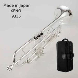 Made in Japan XENO9335 Tromba B tromba piatta placcata argento con custodia spedizione gratuita - Foto 1 di 15