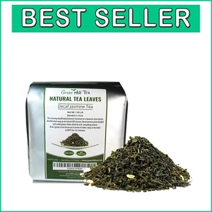 1 LB Loose Leaf Decaf Jasmine Green Tea - Soothing Flavor Without Caffeine - Picture 1 of 8