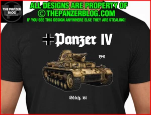 Camiseta Panzer IV Segunda Guerra Mundial Tanque Alemán Versión 2 - Imagen 1 de 49