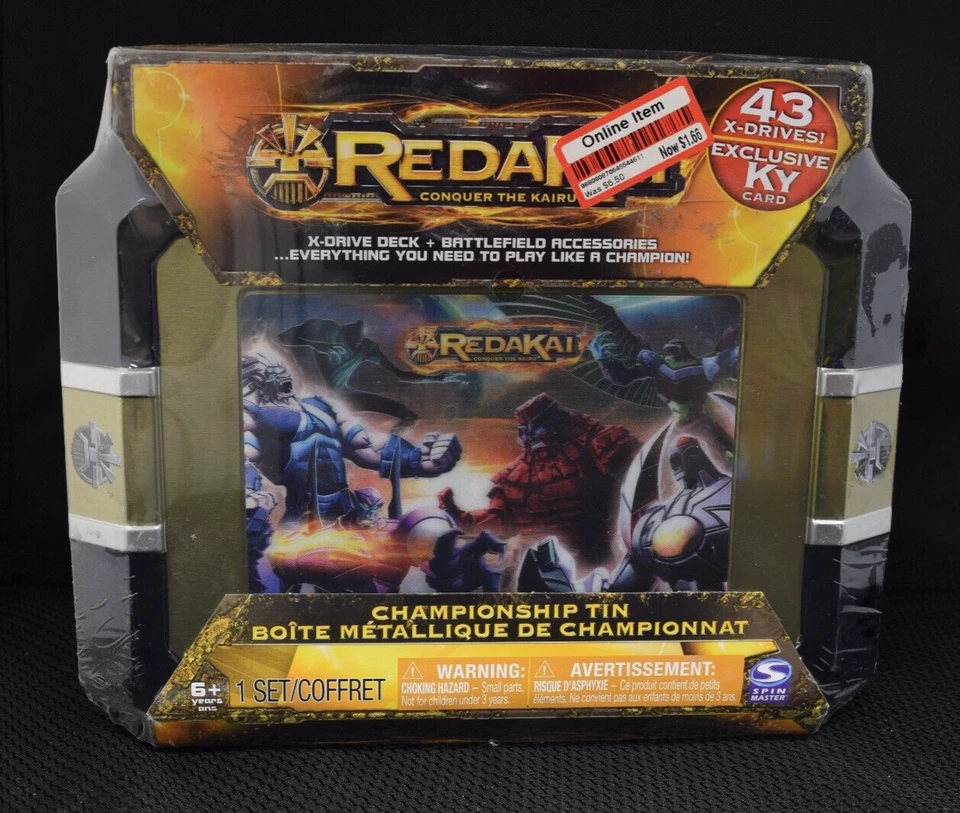 Redakai CHAMPIONSHIP TIN Starter Cards Set Deck 43 X-Drive New in Box 2011 - Image 1 of 1