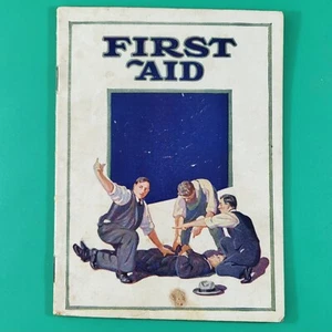 Vintage First Aid Booklet Prudential Insurance Company 1929 Softcover Book - Picture 1 of 10