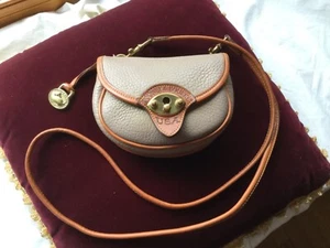 Vintage DOONEY & BOURKE BELT Bag SHOULDER Bag FANNY Pack Taupe/British Tan - Picture 1 of 12