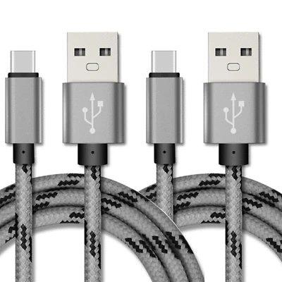 2x USB-C Cable Type C Cable Charger Cord For Samsung Galaxy Note 8 9 S8 S9 S10+ - Image 1 of 4
