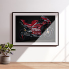 Ducati Desmosedici GP19 MotoGP 2019 Rennrad Poster: Motorraddruck Wohnkultur