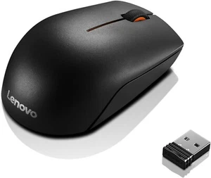 Lenovo 300 kompakte Funkmaus Kabellose Maus Schwarz Chromebook Laptop GX30K79401 - Bild 1 von 1