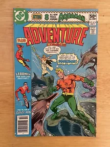 ADVENTURE COMICS #476 (1980) Plastic Man, Aquaman, Starman, Poseidon - Foto 1 di 4
