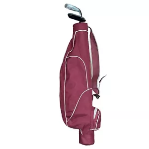 Kids Golf Clubs Putter Iron Carrying Bag Balls Clubhouse Course Country Club - Picture 1 of 11
