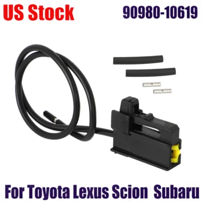 1-WireHorn Connector 1-way For Horn 90980-10619 For Toyota Lexus Scion Subaru US - Image 1 of 4