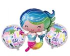 Mermaid Balloon Giant Size 1set 3pcs Premium Quality Birthday Party Decoration