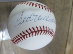 SUPER NICE - TED WILLIAMS Signed/Auto RO-A BASEBALL UPPER DECK # - AUTOGRAPHED - Picture 1 of 8