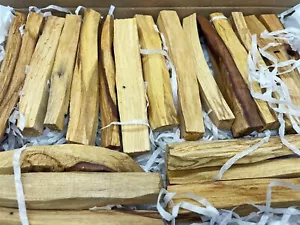 Holy Wood Palo Santo Sticks-25-TWENTY FIVE Sticks-Authentic Peruvian - Picture 1 of 8