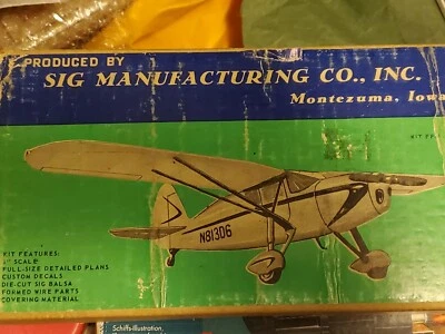 VINTAGE SIG FF-9 FAIRCHILD 24 36 WS HALF A FLYING SCALE NEW  - Image 1 of 4