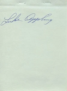 LUKE APPLING Autograph - Signed auto album page -  PSA/DNA COA! HOF! - Picture 1 of 4