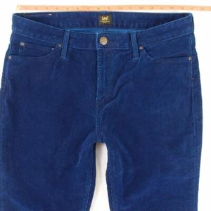 Damens Lee ELLY Slim Gerades Bein Elasthan Schwarz Jeans W33 L32 Größe 40 - Bild 1 von 8