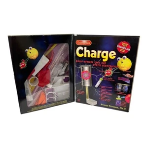 Science Wiz Charge Science Kit Static Electricity Experiments Norman Open Box - Picture 1 of 13