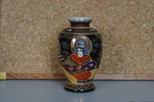 Vaso Satsuma ceramica giapponese dipinto a mano, 18,5 cm - Foto 1 di 6