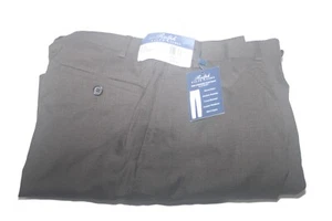 Ralph Lauren EASTPDGXD817 Brown Regular Fit Flat Dress Pants Sz 42 x 32 NWT - Picture 1 of 5