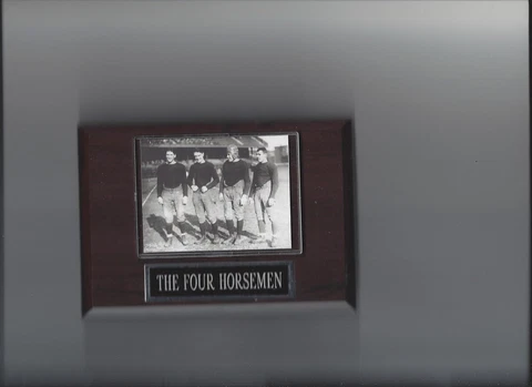THE FOUR HORSEMEN PLAQUE FOOTBALL NCAA NOTRE DAME FIGHTING IRISH Cover