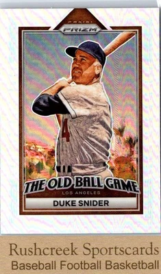 2023 Panini Prizm #OBG7 Duke Snider The Old Ball Game Silver Prizms - Image 1 of 2