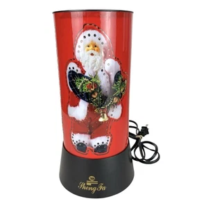 Sheng Fa Rotating Christmas Motion Lamp Santa Claus Decorated Tree Tested - Picture 1 of 10