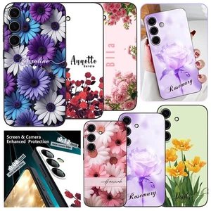 Personalisierte Silikon Handyhülle Blumenmuster für Samsung A17 A56 S25 FE Hülle - Bild 1 von 53