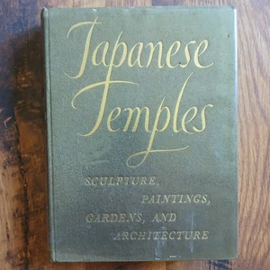 1964 HUGE HARDCOVER BOOK JAPANESE TEMPLES, Sculpture, Paintings, Gardens, 11x13 - Picture 1 of 22