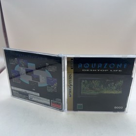 Sega Saturn Aquazone Desktop Life Japan SS game US Seller