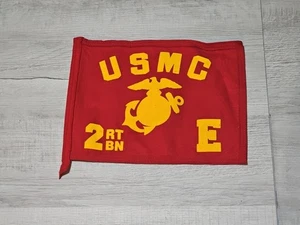 USMC 2 RT BN E Filz Banner Flagge - Bild 1 von 5