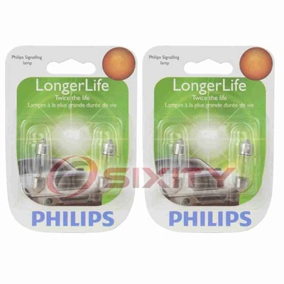 2 bombillas interiores para puerta Philips para Acura Legend 1991-1995 eléctricas si Foto 1 de 4