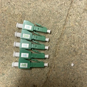 5Pcs Fiber Optic Attenuator 2dB LC/APC, Single Mode Male-Female Fiber - Photo 1/1