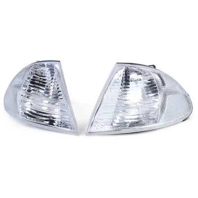 Coppia frecce bianche adatte per BMW Serie 3 Berlina Touring E46 98-01 - Immagine 1 di 4