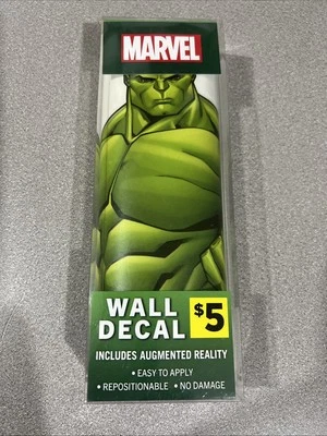 "Calcomanía de pared Marvel Hulk 11x17"" con acción de realidad aumentada - Peal N Stick" Foto 1 de 2