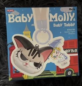 POP MART Baby Molly & Baby Tabby Pinch Pendant AUTHENTIC NEW SEALED BOX - Picture 1 of 3