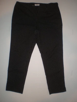 Pantalones Charter Club Tienda Para Mujer Lunares Negro Blanco Control Abdomen Talla 12 Foto 1 de 4