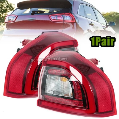 2Pcs LED Taillight Assembly For Kia Niro 2017 2018 2019 Brake Light - Image 1 of 4