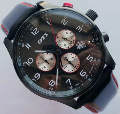 Reloj cronógrafo Volkswagen GTi Golf Rabbit R32 Motorsport coche de carreras accesorio Foto 1 de 4