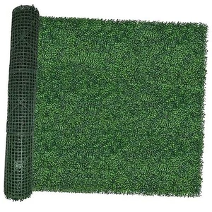 Artificial Boxwood Roll,48x120 in (40 sqft) UV-Anti Faux Ivy Boxwood Hedge  - Picture 1 of 8