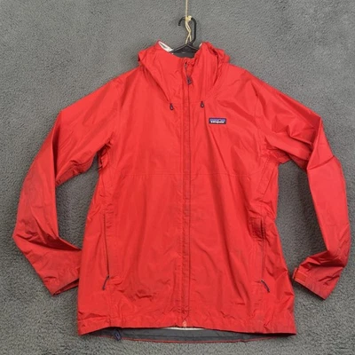 Chaqueta de Lluvia Patagonia Para Hombre Mediana Roja Con Capucha Torrentshell Impermeable 83802 Shell Foto 1 de 4