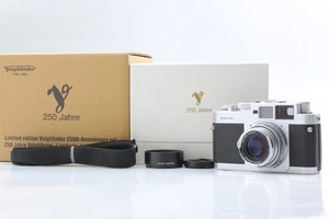 [MINT in Box] Voigtlander BESSA-R3M 50mm f/2 250th Anniversary Set Silver JAPAN - Picture 1 of 13