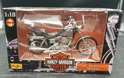 Maisto Harley Davidson Road King масштаб 1:18 литая модель FXDWG Dyna Wide Glide - Изображение 1 из 4