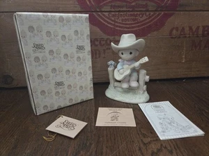 Vtg Precious Moments Hallelujah Country, Cowboy 105821 1987 - Picture 1 of 10