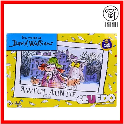 Cluedo David Walliams Awful Auntie Edition Mystery Board Game Hasbro Ages 8+ - Image 1 of 4
