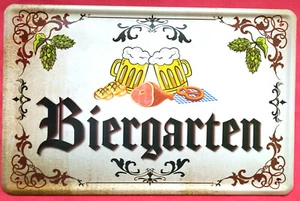 Cartel de chapa 20x30 CERVEZAGARTEN aviso cartel hora del pan bar pub cafetería fiesta - Imagen 1 de 3