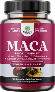 Maca Root Capsules for Women - Herbal Hormone Balance for Women with Female Enha - Picture 1 of 10